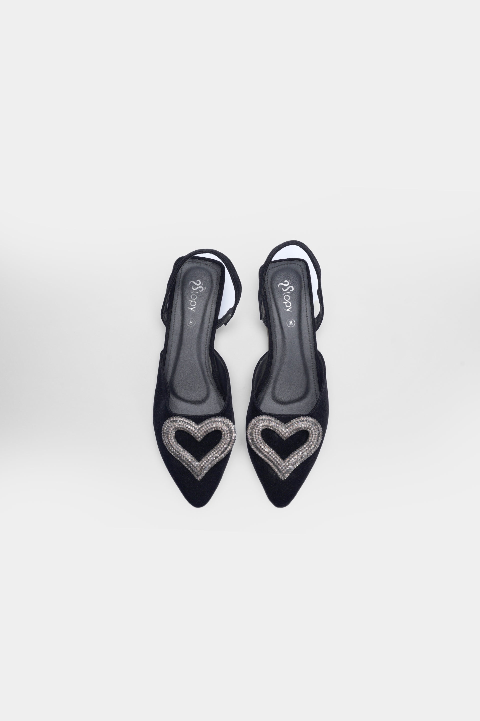 Celeste Heart Slingbacks" Fancy Sandal | 31760