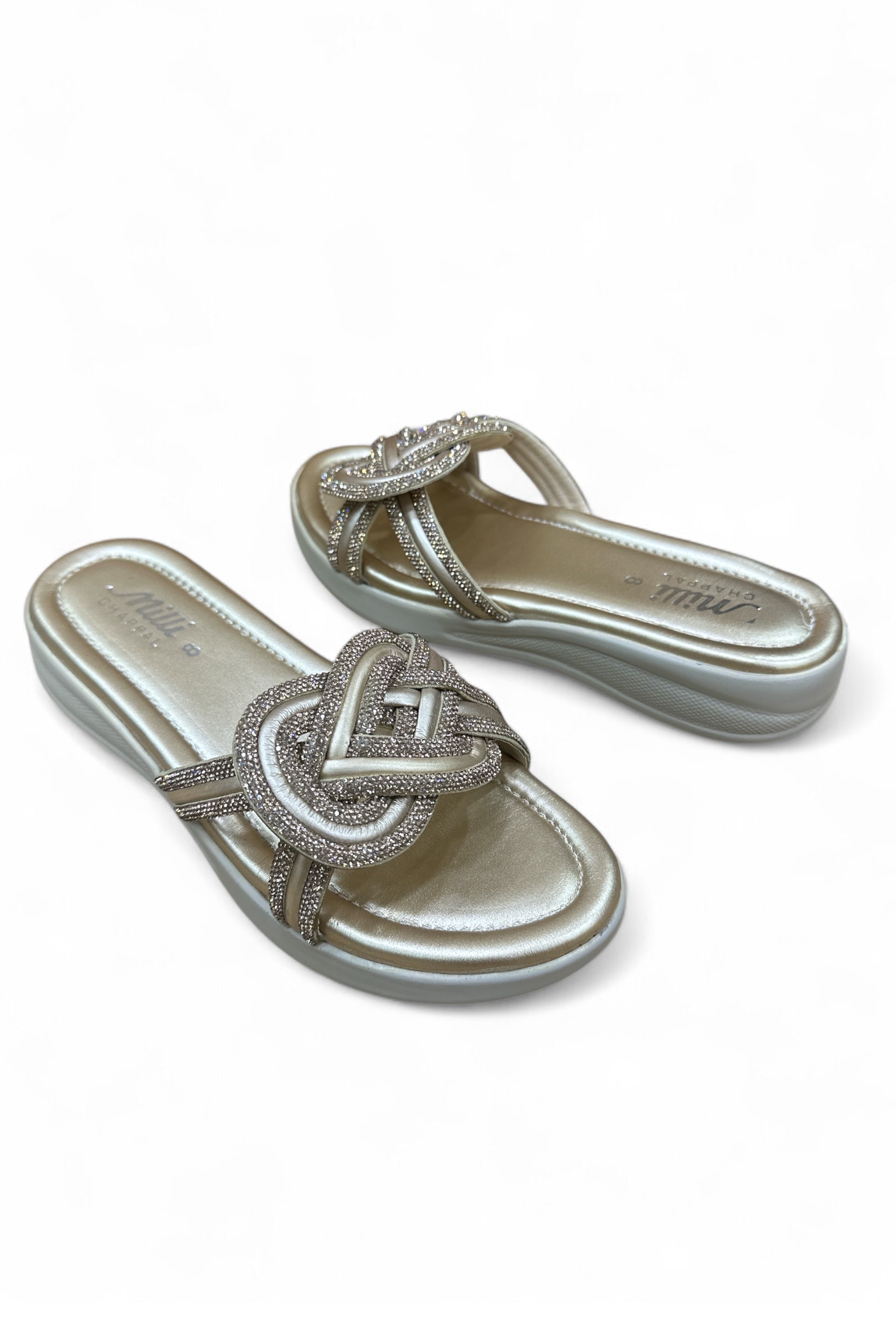 Ladies fancy reep pu sole