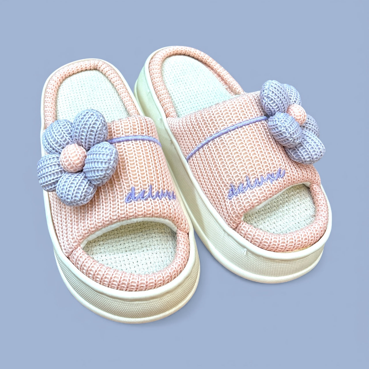 - Dream Knit Bloom Ladies slipper for winter