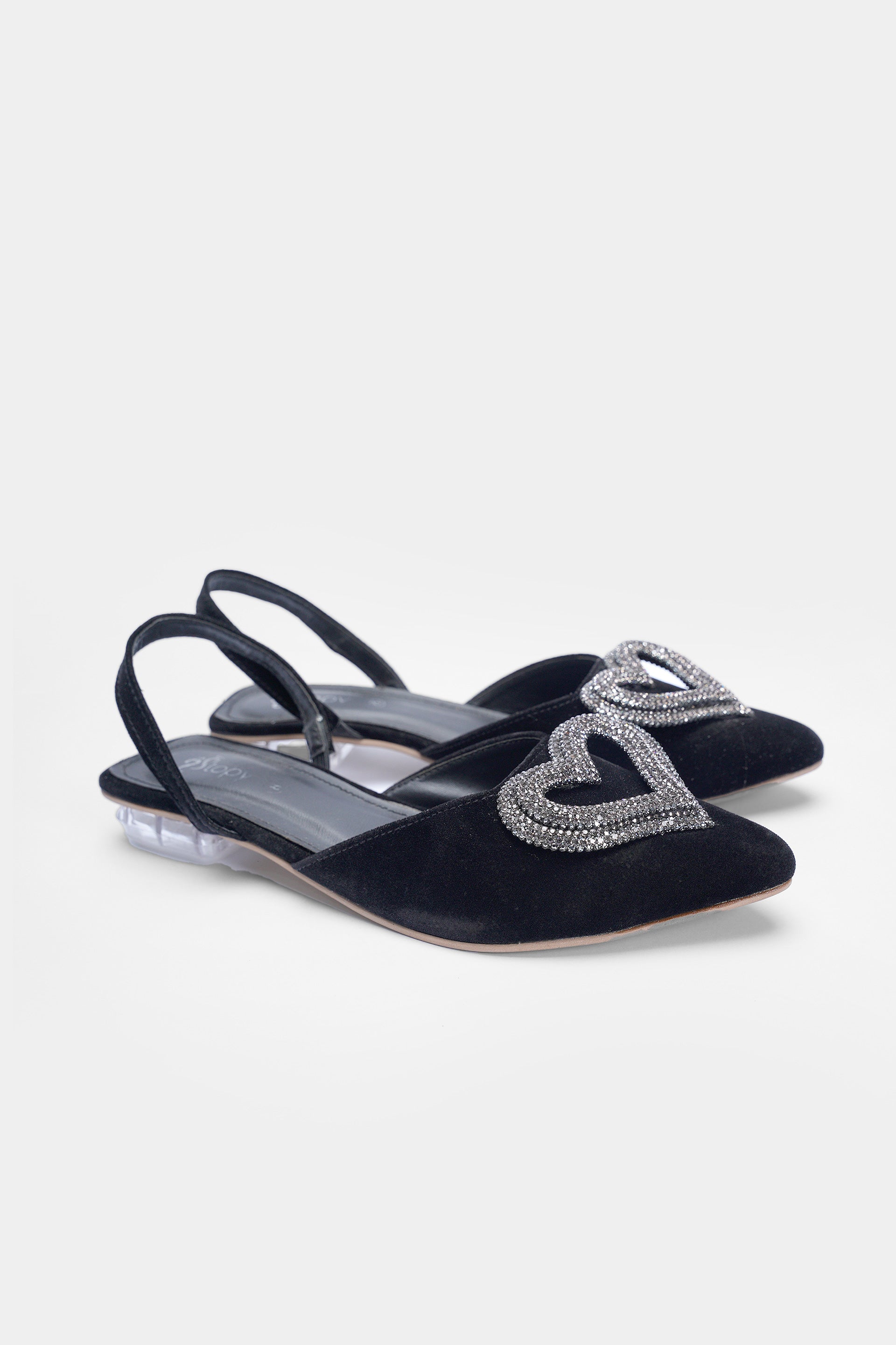 Celeste Heart Slingbacks" Fancy Sandal | 31760