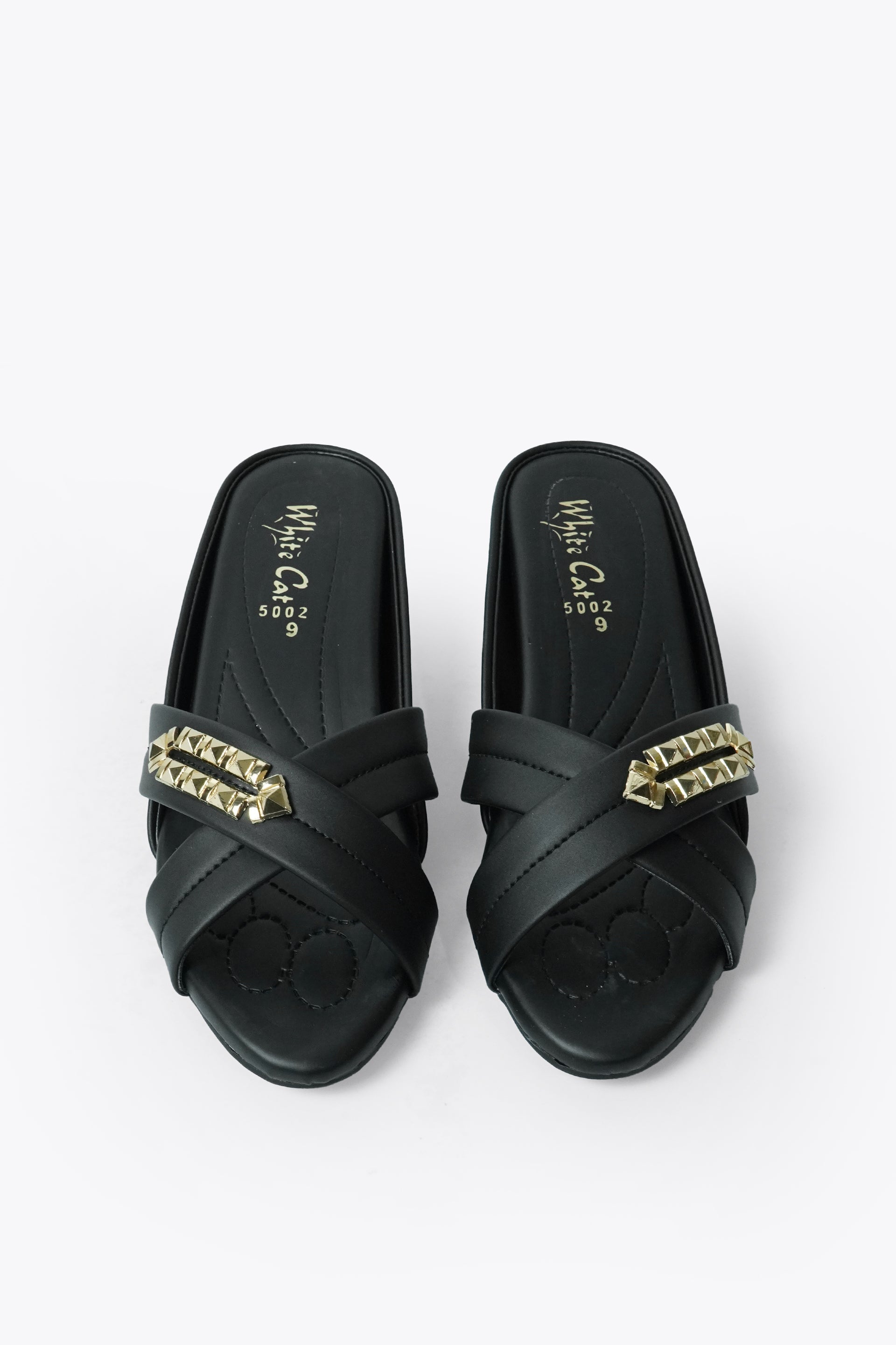 Noir Gleam Ladies Heel PU Sofeti 32120