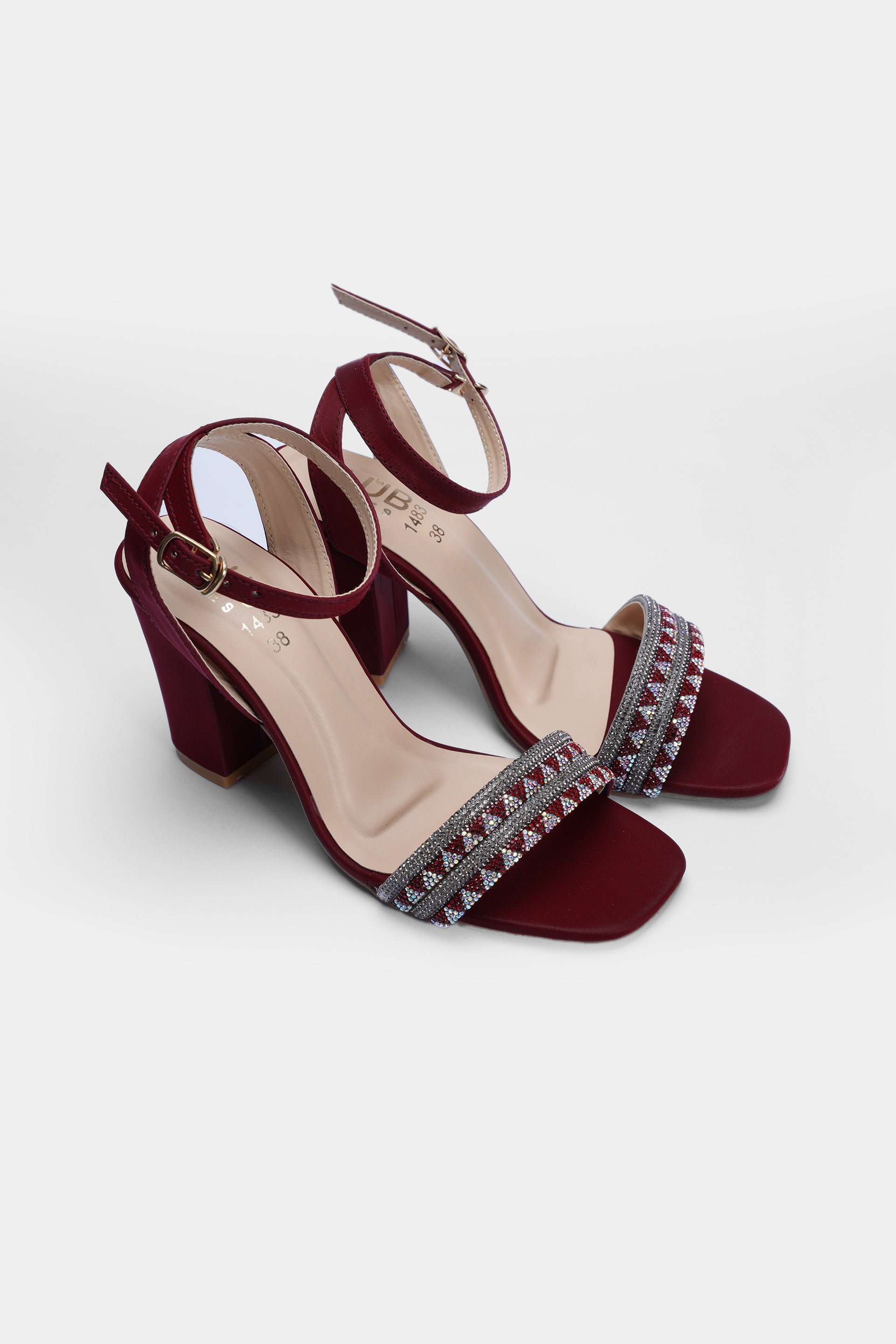 Loub Elegance Embellished Block Heel Sandals Fancy | 32113