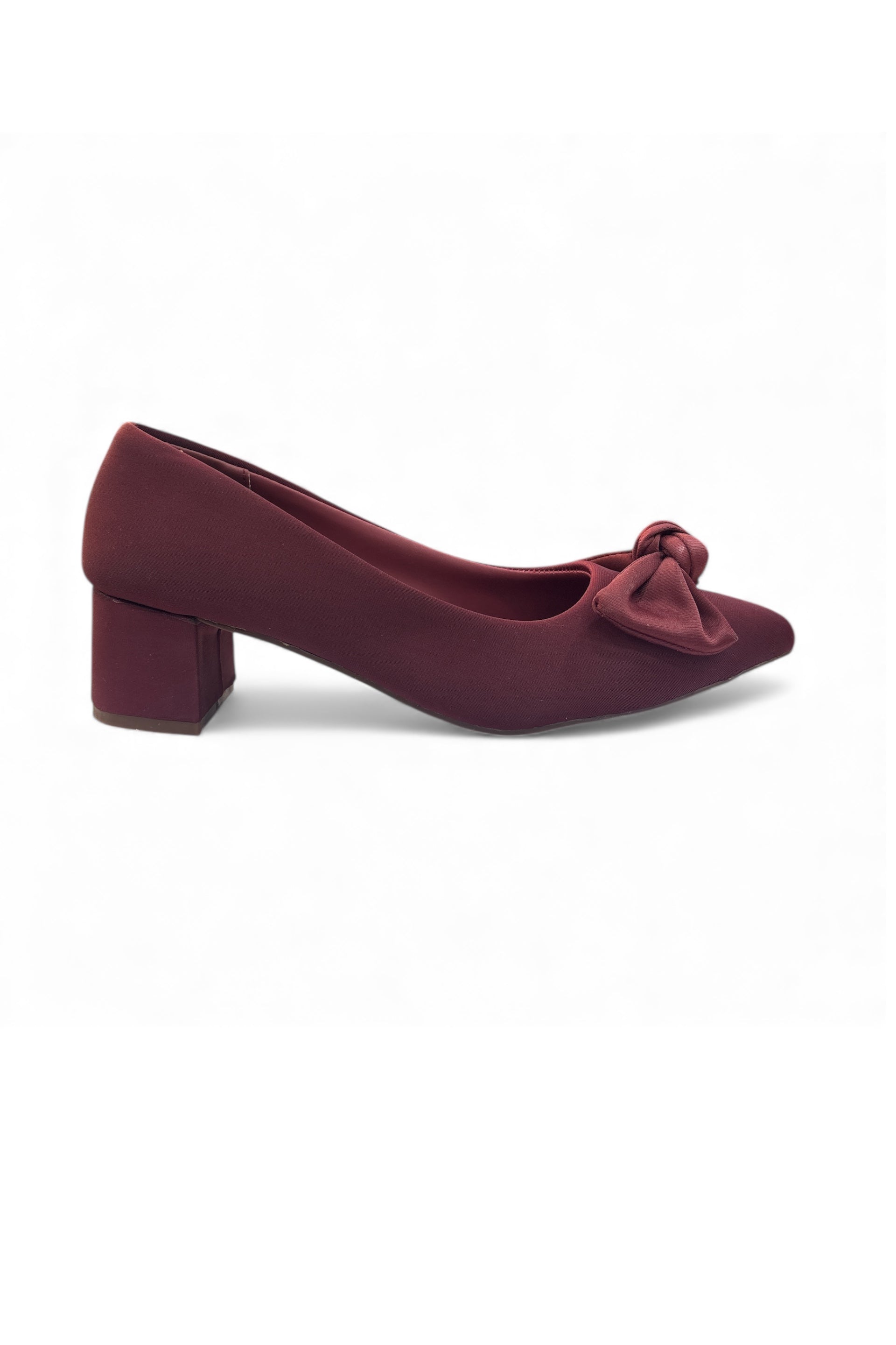 Velvet Whisper Ladies knot shoes