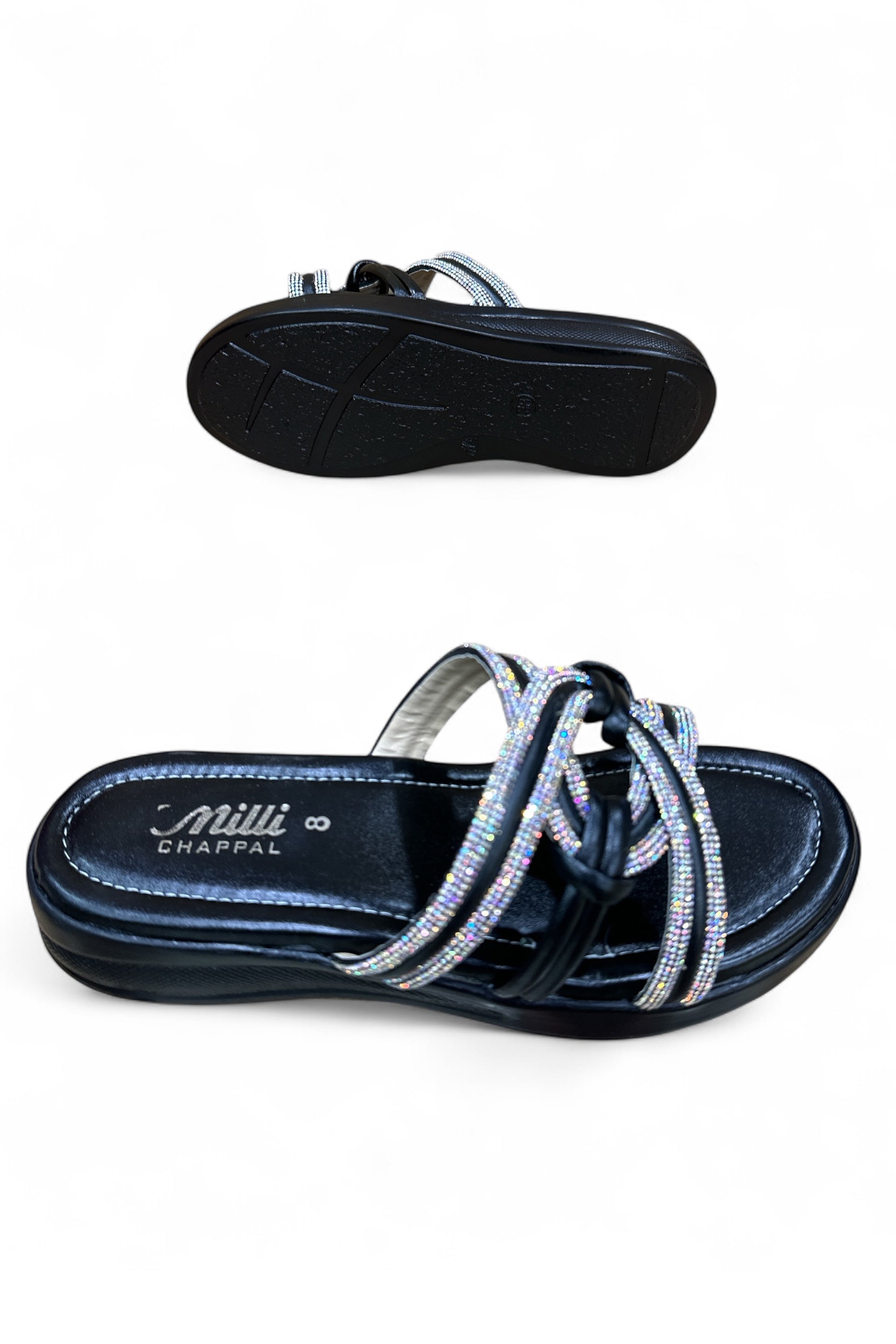 Ladies fancy reep pu sole