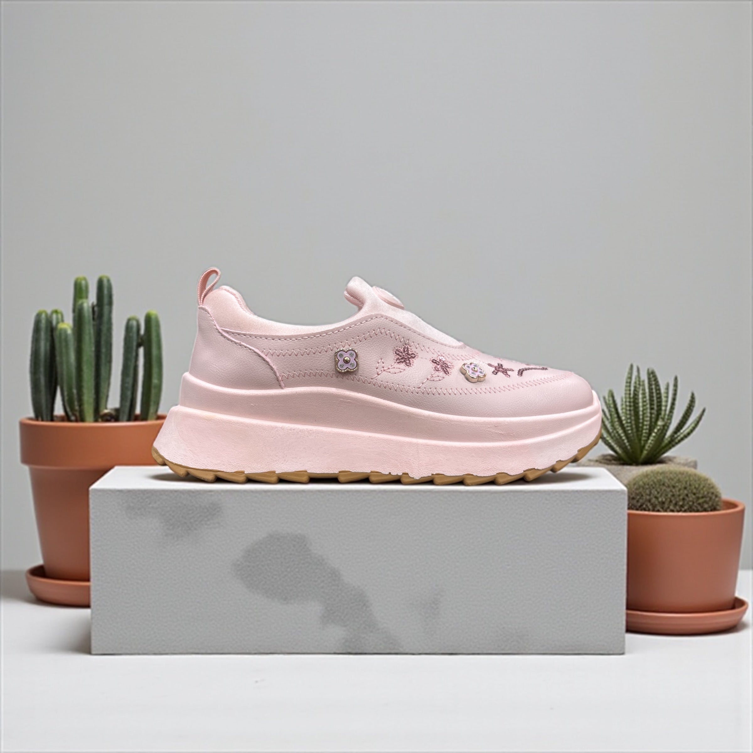 Blush Bloom Slip-Ons Ladies sneaker G 415